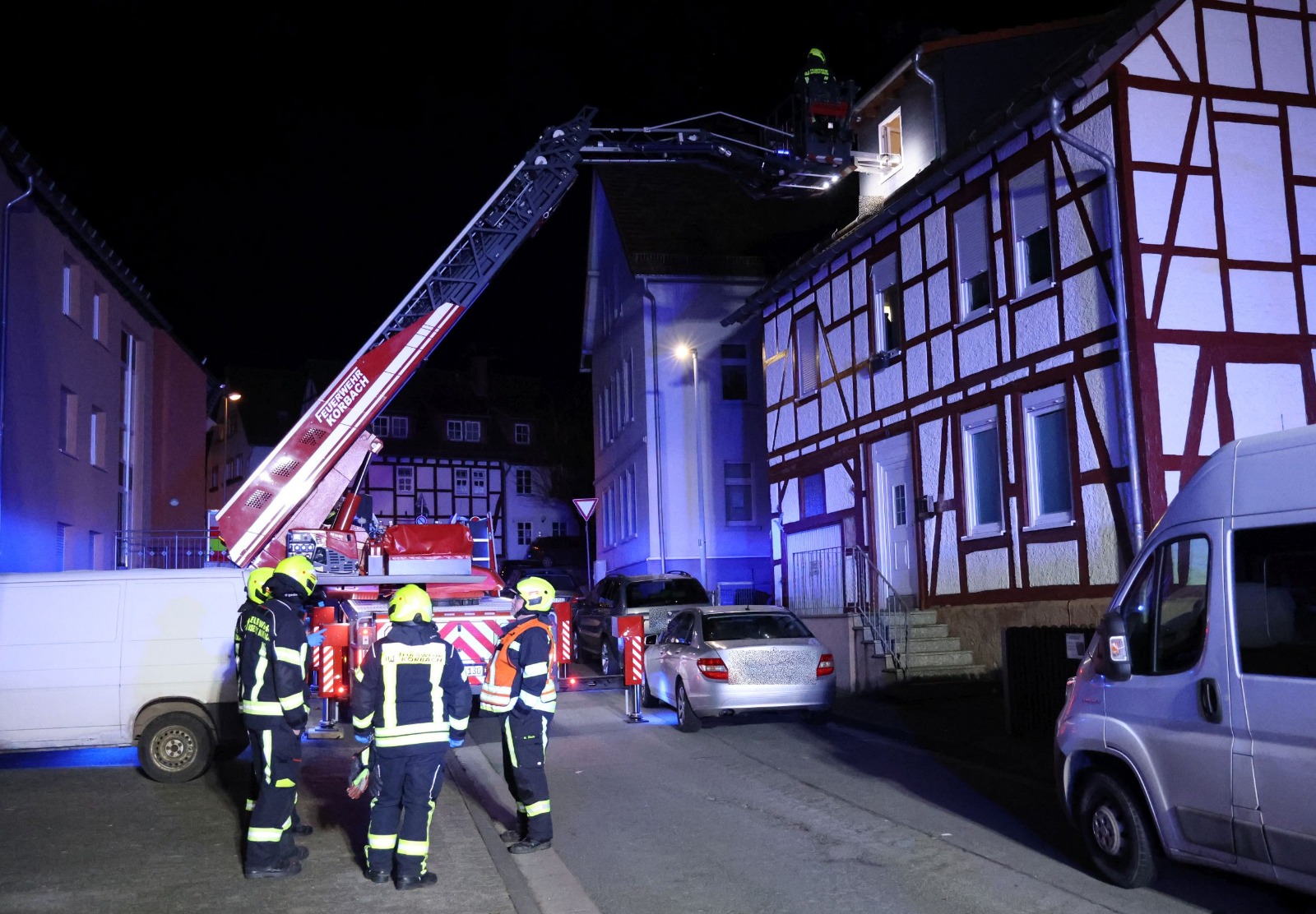 Einsatzfoto H 1 DLK RD Unterstützung ...